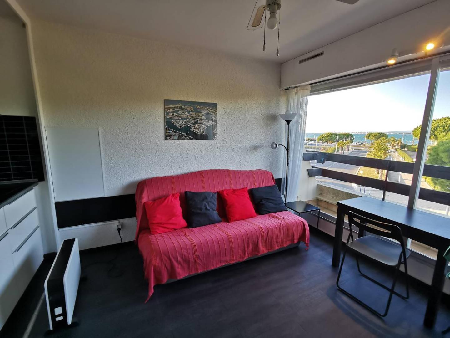 As21549 - Studio Lumineux Vue Mer Avec Piscine Et Parking Commun Le Grau-du-Roi Zewnętrze zdjęcie